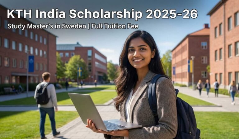 KTH India Scholarship 2025-26