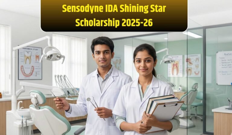 Sensodyne IDA Shining Star Scholarship 2025-26
