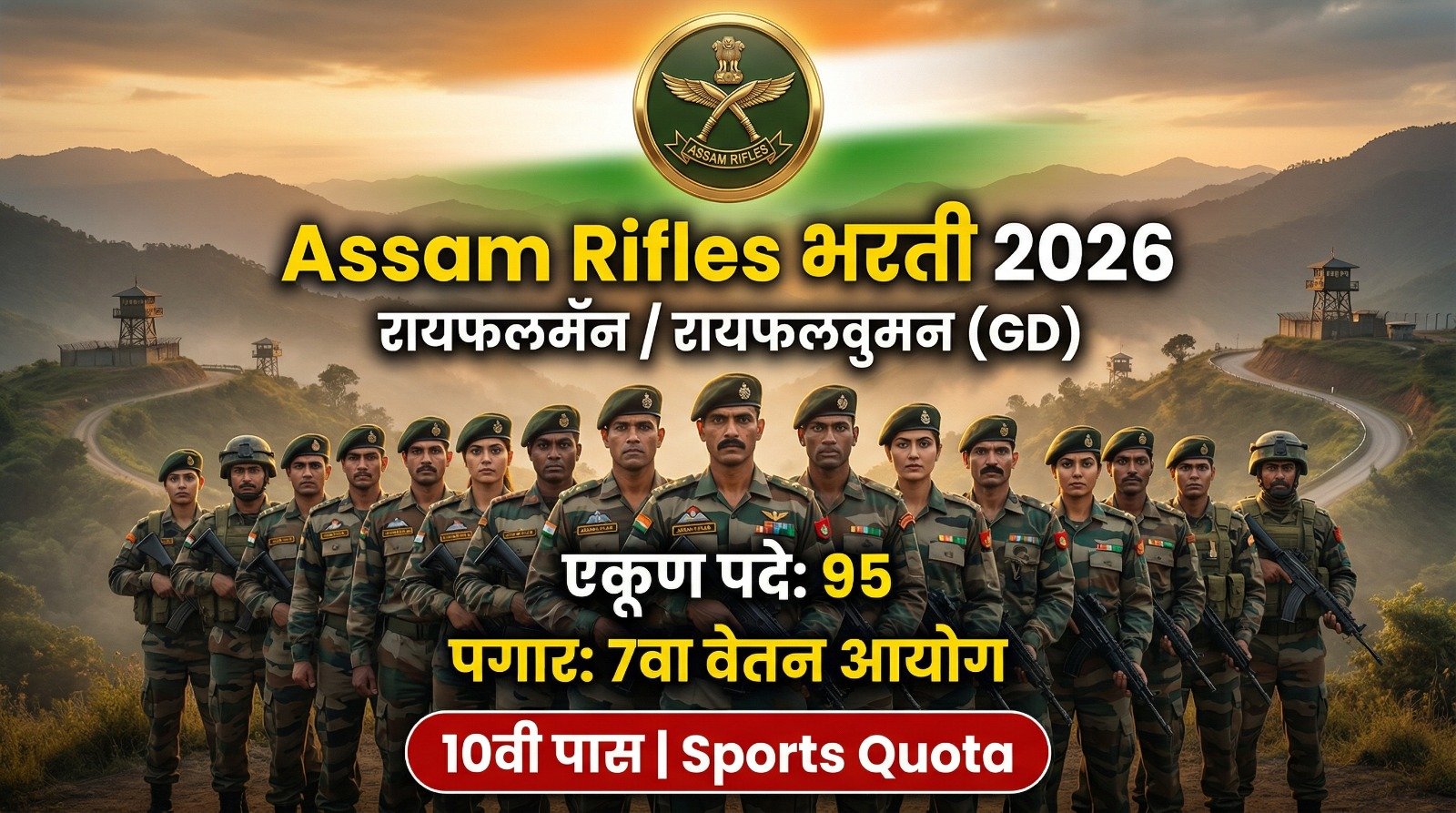 Assam Rifles Bharti 2026