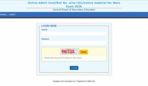 CBSE 10th 12th Admit Card 2026