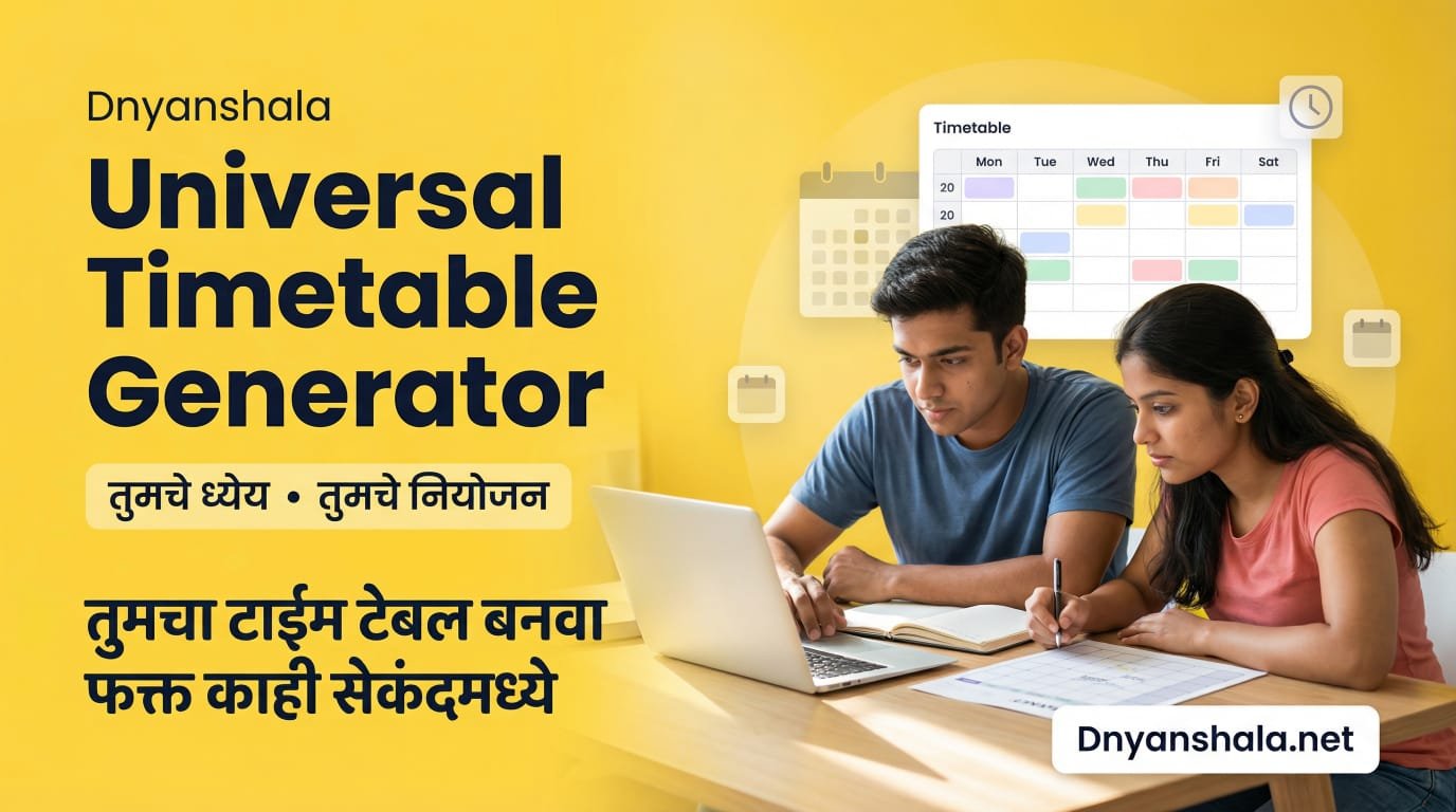 Dnyanshala Universal Timetable Generator